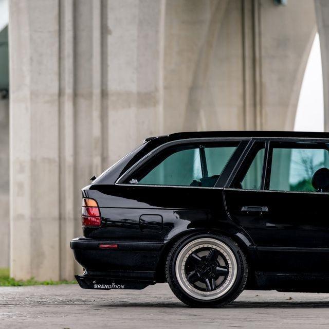 BMW 5 Series E34 Rear Diffuser Kit V2 (1987-1996) - K2 Industries