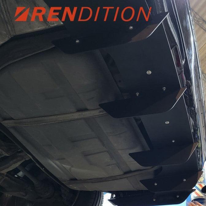BMW 5 Series E34 Rear Diffuser Kit V2 (1987-1996) - K2 Industries