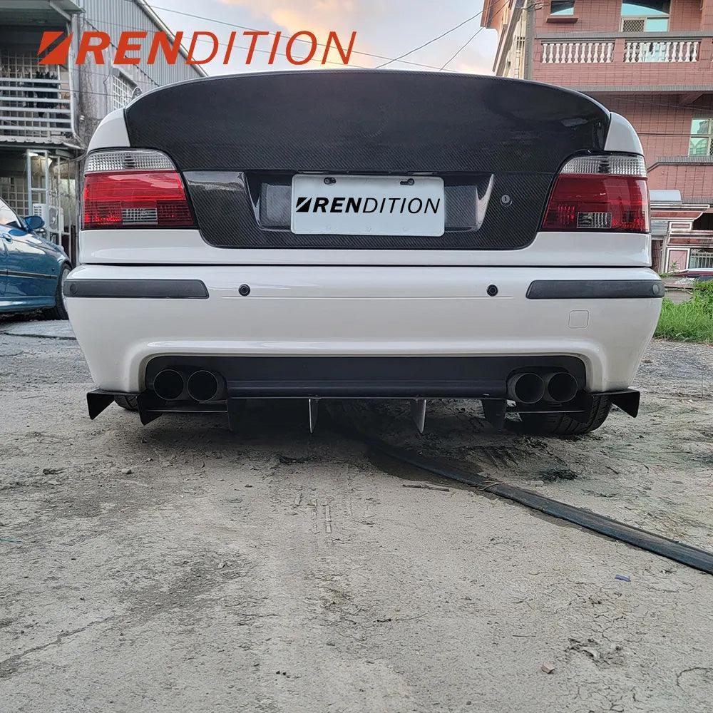 BMW 5 Series E39 Rear Diffuser Kit V2 (1995-2004) - K2 Industries