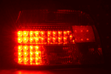 BMW 5-series E39 Sedan Red LED Taillights Set (1995-2000) - K2 Industries