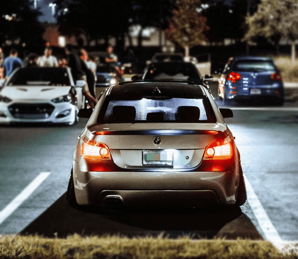 BMW 5-series E60 Sedan Chrome Clear LED Taillights Set (2004-2007) - K2 Industries