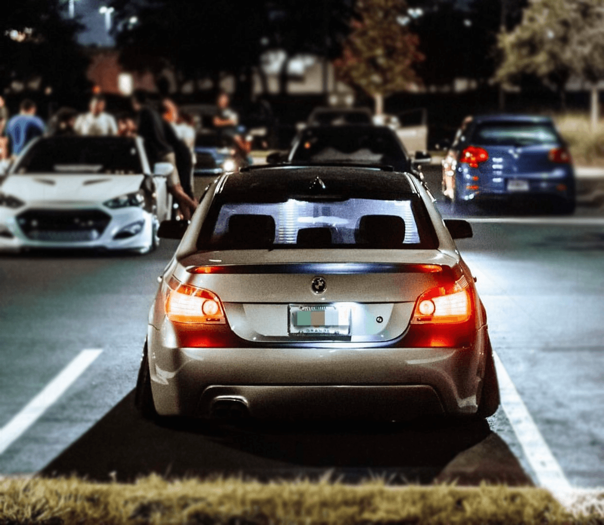 BMW 5-series E60 Sedan Chrome Clear LED Taillights Set (2007-2009) - K2 Industries
