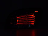 BMW 5 Series E60 Sedan Chrome/Smoked LED Taillights (2008-2009) - K2 Industries