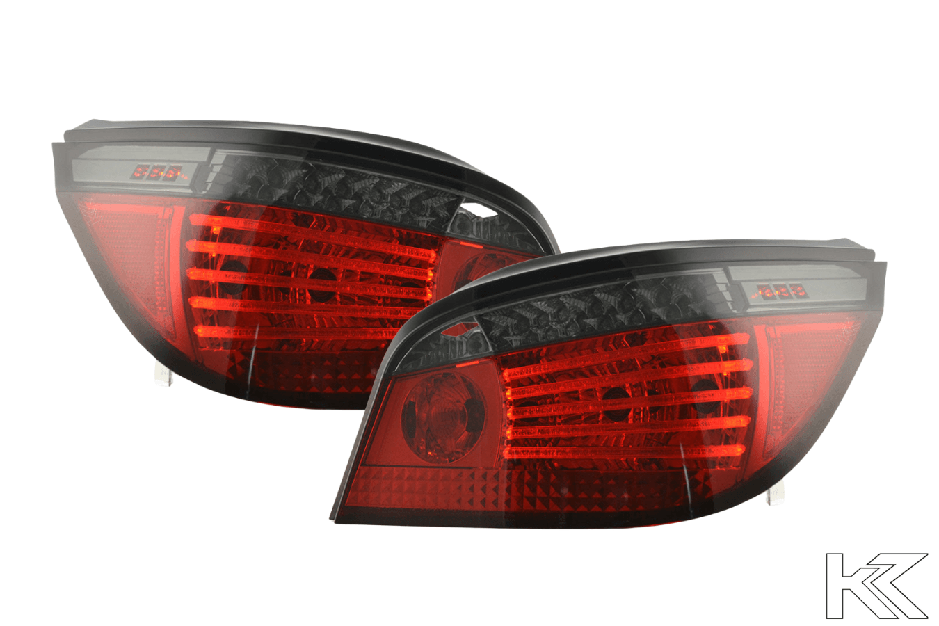 BMW 5-Series E60 Sedan Red/Smoke LED Taillights (2007-2009) - K2 Industries