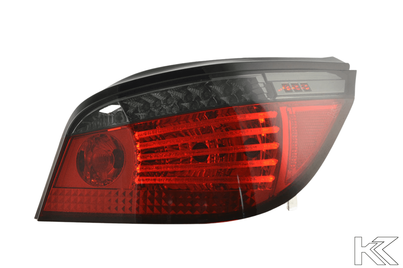 BMW 5-Series E60 Sedan Red/Smoke LED Taillights (2007-2009) - K2 Industries