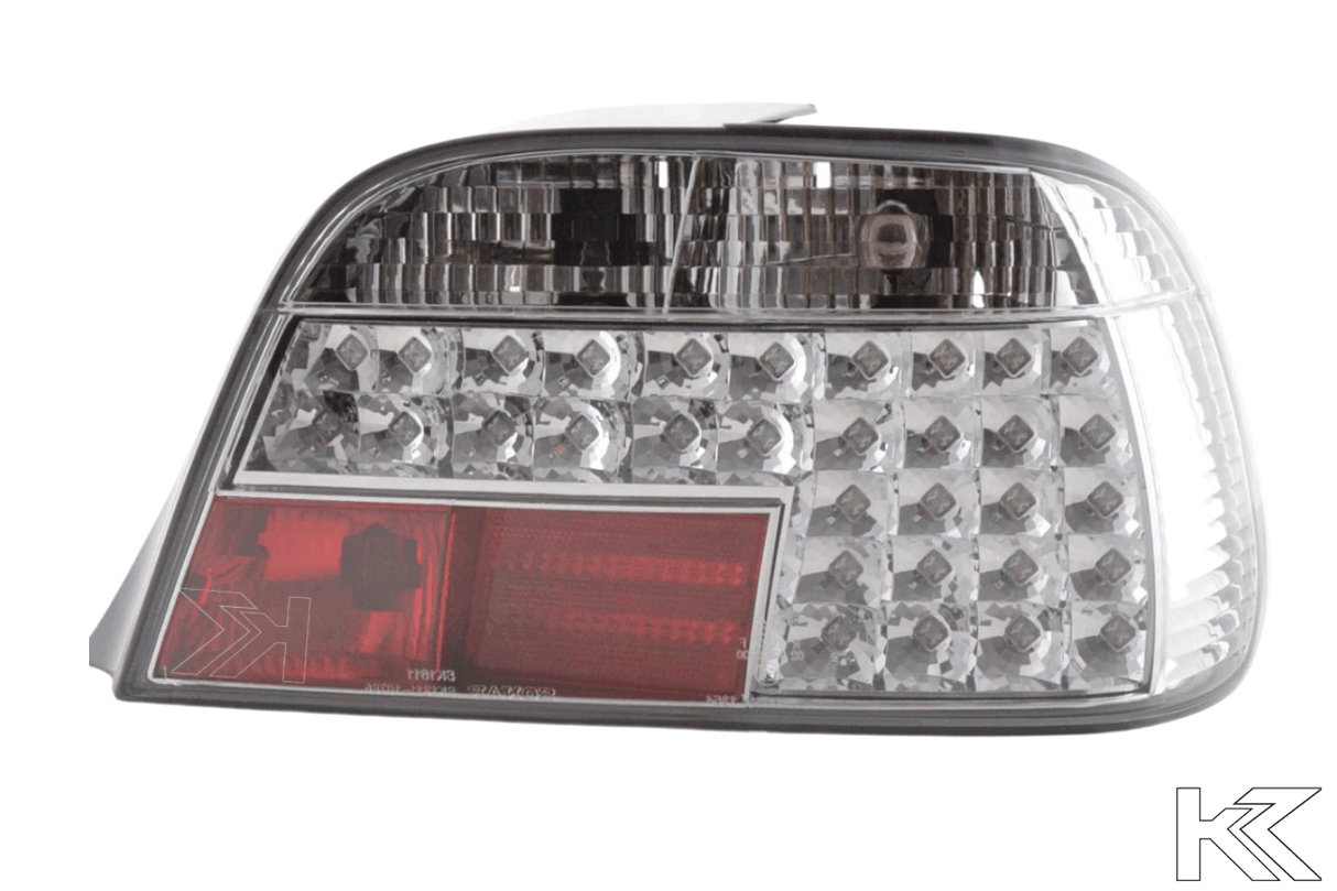 BMW 7-series E38 Chrome Clear LED Taillights Set (1995-2002) - K2 Industries