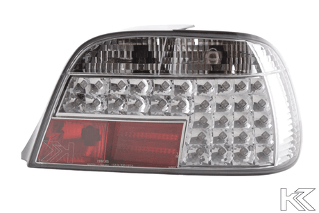 BMW 7-series E38 Chrome Clear LED Taillights Set (1995-2002) - K2 Industries