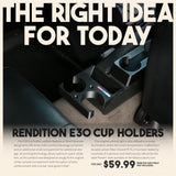 BMW E30 REAR CUP HOLDER - K2 Industries