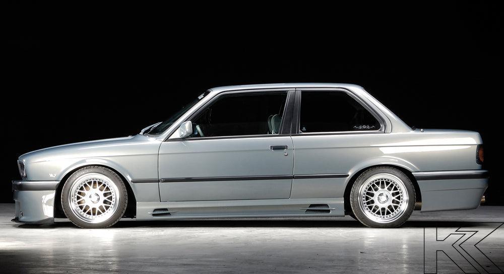 BMW E30 Rieger Side Skirts - Vented Type 1 - K2 Industries