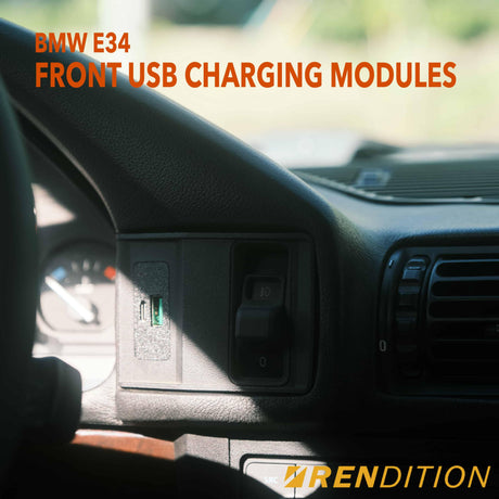 BMW E34 FRONT USB CHARGING MODULES - K2 Industries