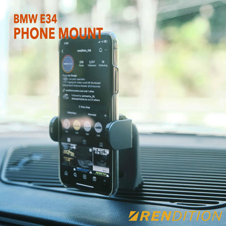 BMW E34 PHONE MOUNT - K2 Industries