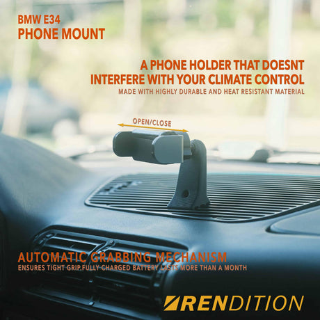 BMW E34 PHONE MOUNT - K2 Industries