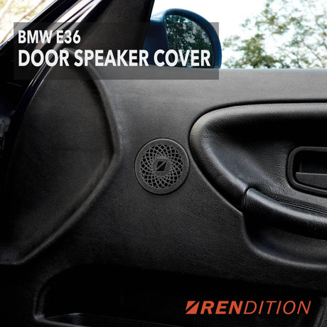 BMW E36 DOOR SPEAKER COVER / TWEETER COVER / TWEETER REPLACEMENT ASSEMBLY - K2 Industries
