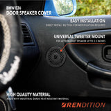 BMW E36 DOOR SPEAKER COVER / TWEETER COVER / TWEETER REPLACEMENT ASSEMBLY - K2 Industries