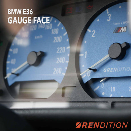 BMW E36 GAUGE FACE FOR M3 316 318 325 328 Ti Compact - K2 Industries