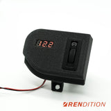 BMW E36 Instrument Cluster Dimmer Cover + Volt Meter - K2 Industries