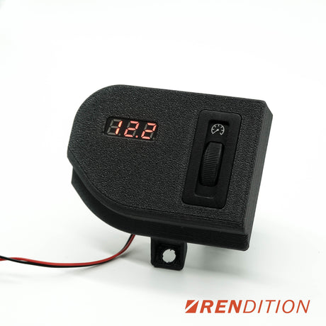 BMW E36 Instrument Cluster Dimmer Cover + Volt Meter - K2 Industries