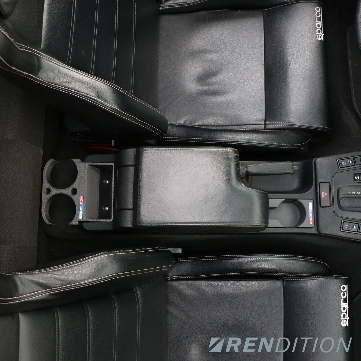 BMW E36 REAR CUP HOLDER V3 - K2 Industries