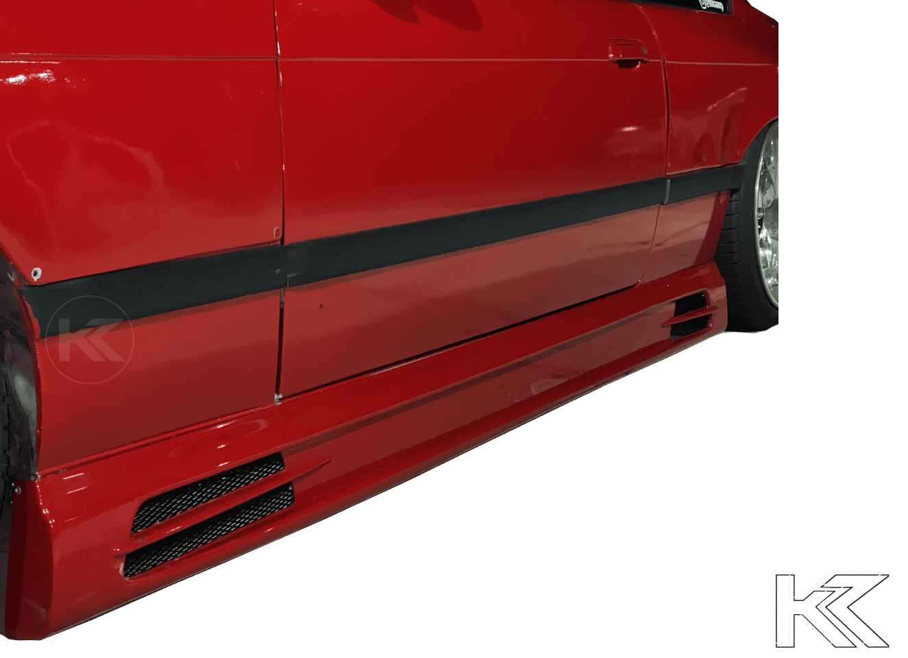 BMW E36 Rieger Side Skirts - Vented Type 1 (1990-1999) - K2 Industries