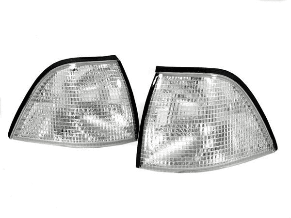 BMW E36 Series 3 Clear OEM Style Corner/Signal Lights (1992 - 1999) - K2 Industries