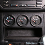 BMW E36 TRIPLE 52MM GAUGE BRACKET - K2 Industries