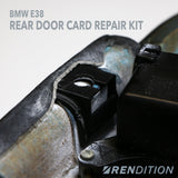 BMW E38 REAR DOOR CARD REPAIR KIT - K2 Industries