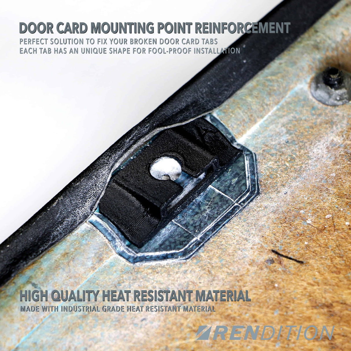 BMW E38 REAR DOOR CARD REPAIR KIT - K2 Industries