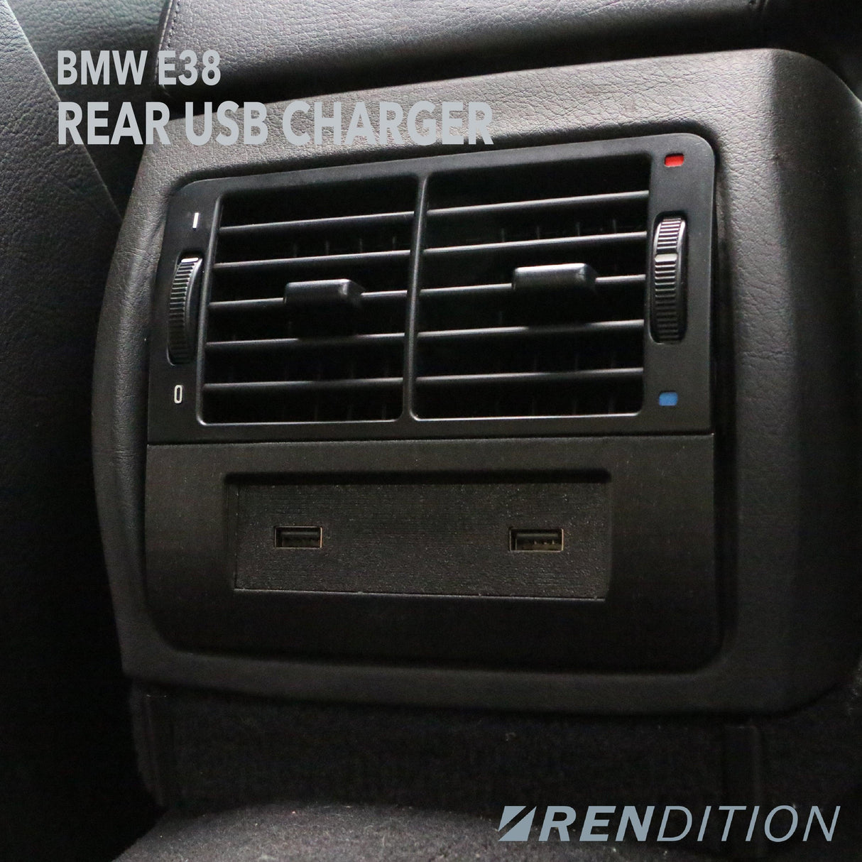 BMW E38 REAR USB CHARGER - K2 Industries