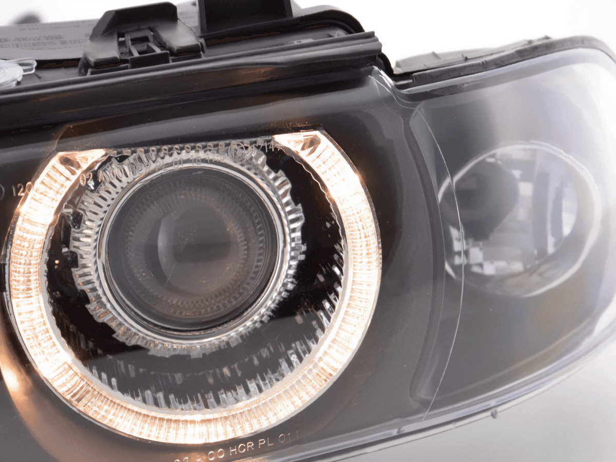 BMW E39 5-Series Xenon Angel Eye Rings Headlights (1995-2000) - K2 Industries