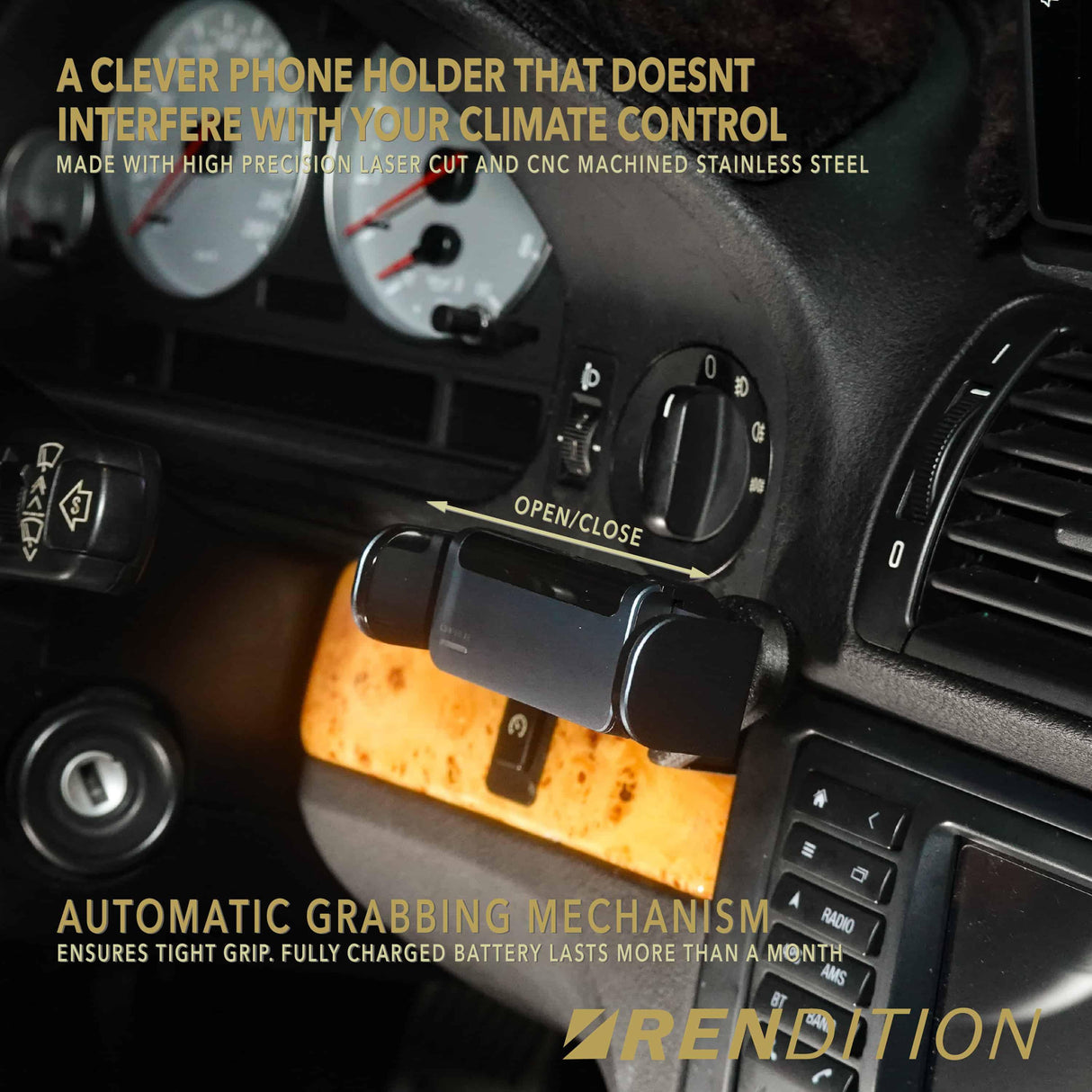 BMW E39 PHONE MOUNT PHONE HOLDER - K2 Industries