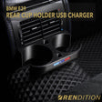 BMW E39 REAR CUP HOLDER USB CHARGER V1.8 - K2 Industries