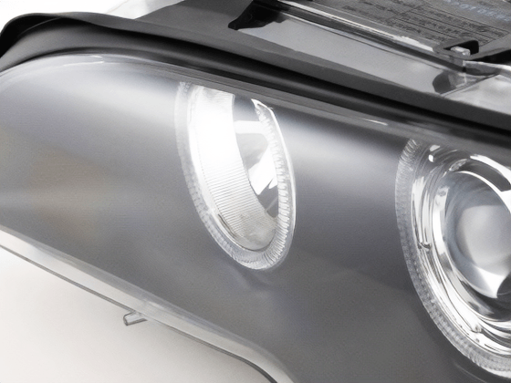 BMW 3 series E46 Black Headlights 2003-2005 - K2 Industries