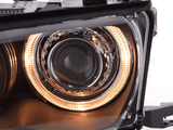 BMW E46 3-Series Sedan Black OE+ Angel Eyes Headlights - (2003-2006) - K2 Industries
