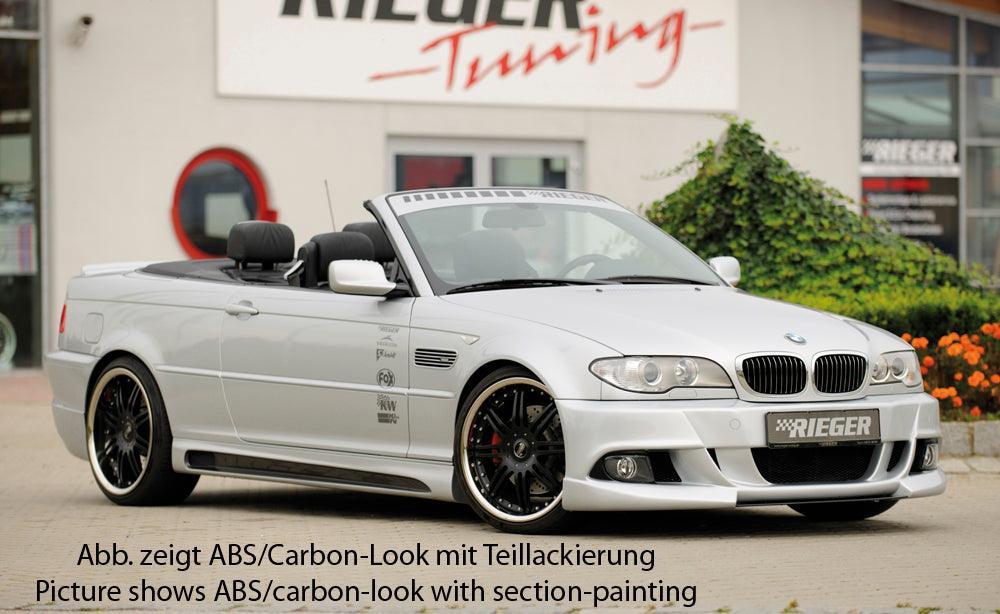 BMW E46 - All Models -  Rieger Vented Side Skirts V2 - K2 Industries