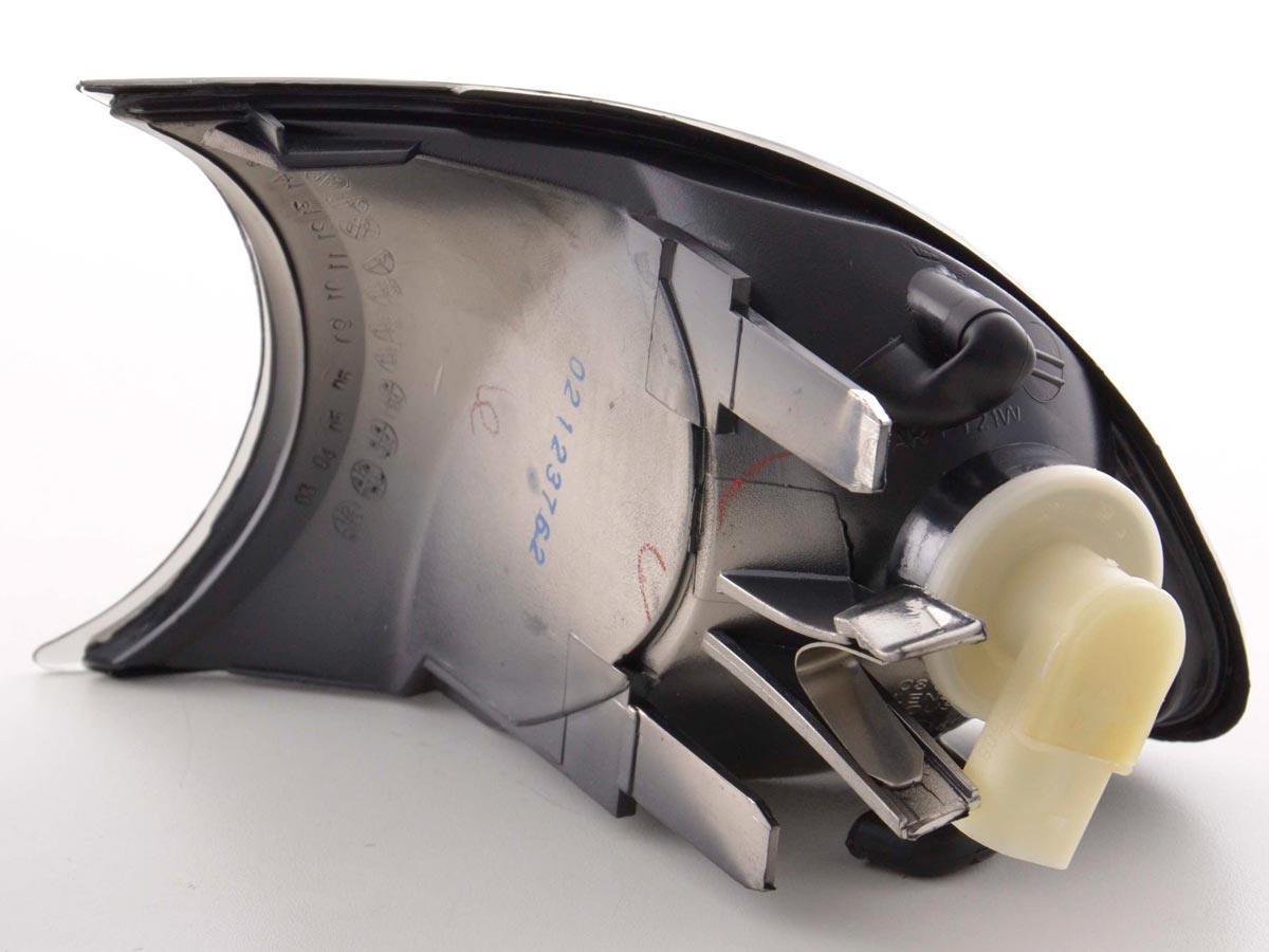 BMW E46 Coupe/Convertible Smoked Clear Clip On Corner Lights 1998-2001 - K2 Industries