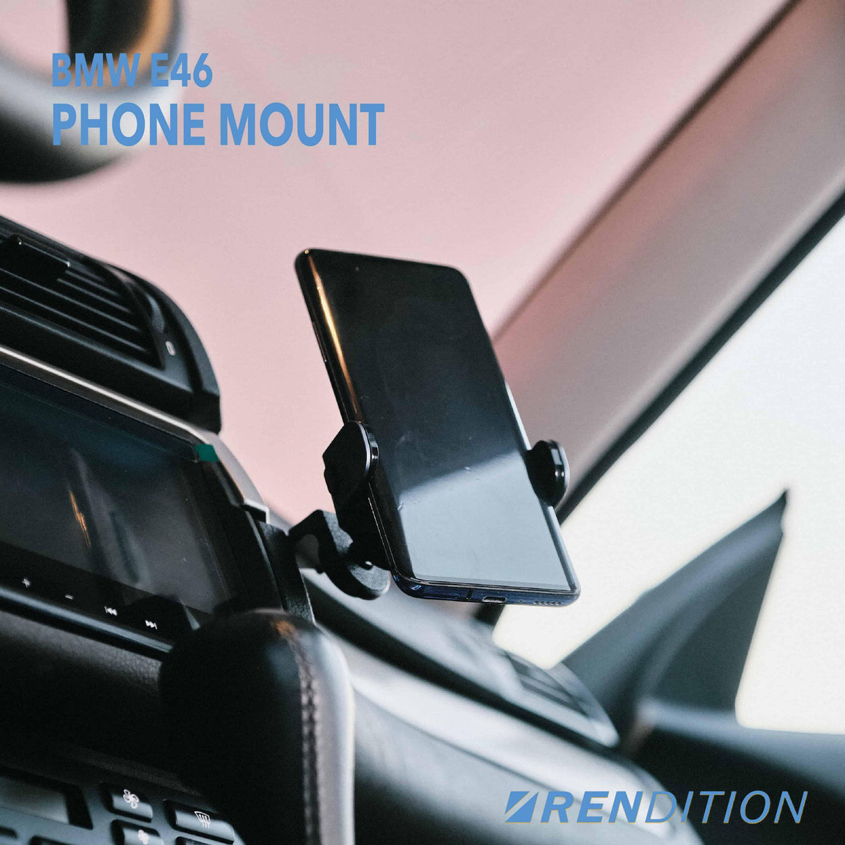 BMW E46 PHONE MOUNT - K2 Industries