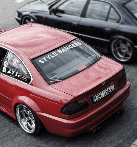 BMW E46 Coupe Clear Smoked Led Tailights - K2 Industries