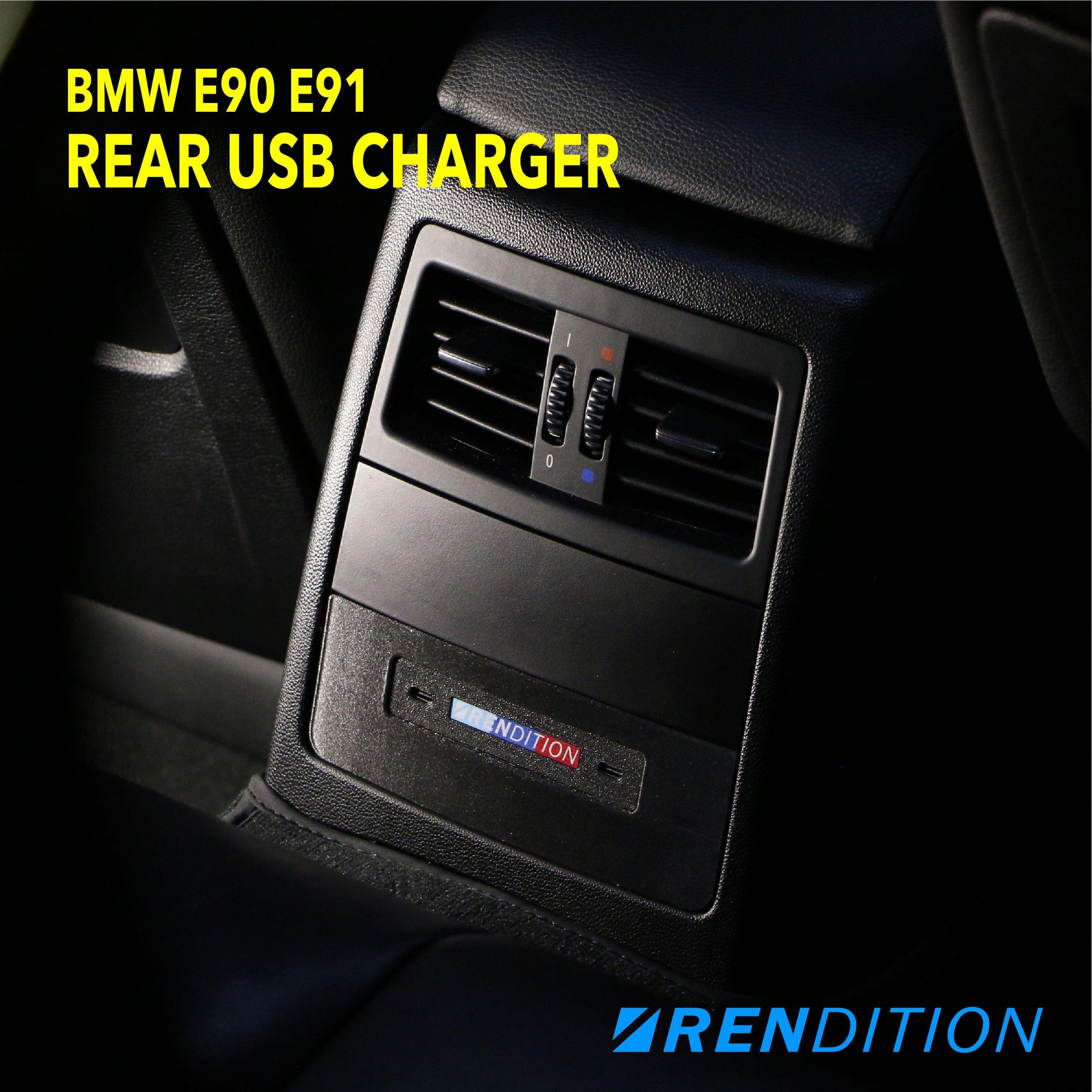 BMW E90 E91 Rear USB Charger - K2 Industries