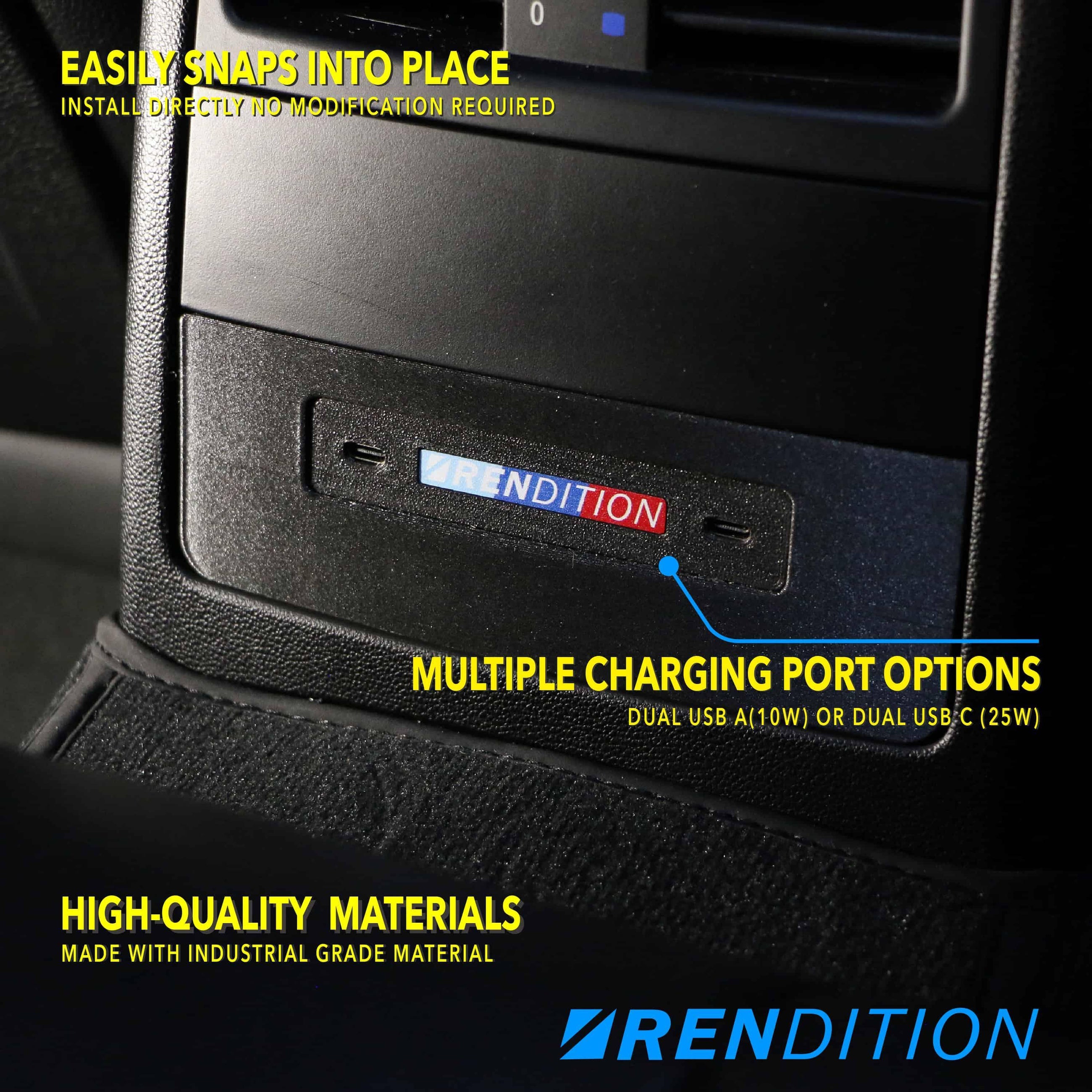BMW E90 E91 Rear USB Charger - K2 Industries