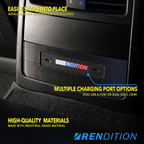 BMW E90 E91 REAR USB CHARGER - K2 Industries