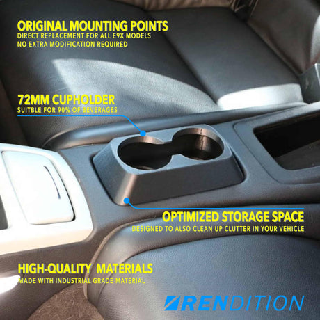 BMW E92 E93 REAR CUP HOLDER - K2 Industries