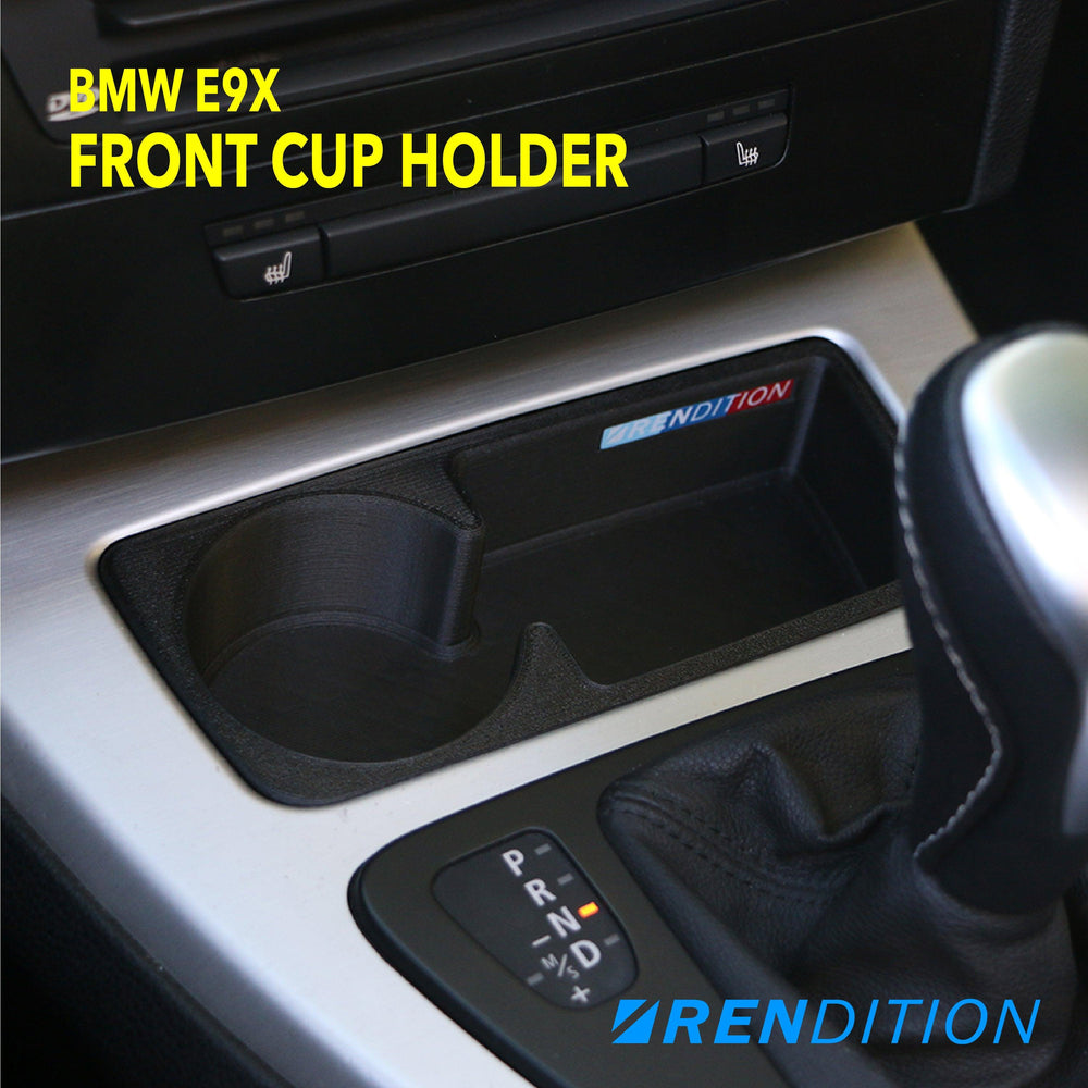 BMW E9X Front Cup Holder (E90 E91 E92 E93) - K2 Industries