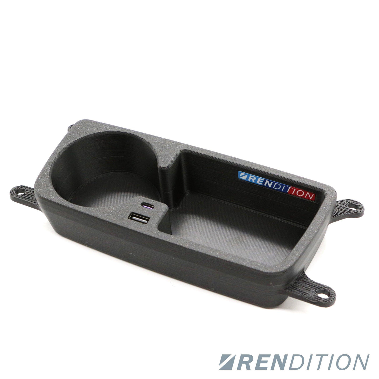BMW E9X FRONT CUPHOLDER + USB (E90 E91 E92 E93) - K2 Industries