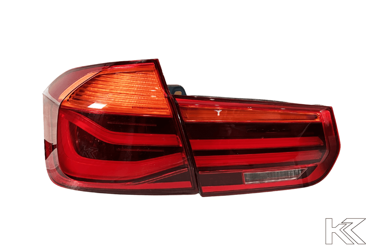 BMW F30 3 Series Sedan LCI Japan Style (Amber) LED Tail Lights - 4 Pieces (2012-2015) - K2 Industries