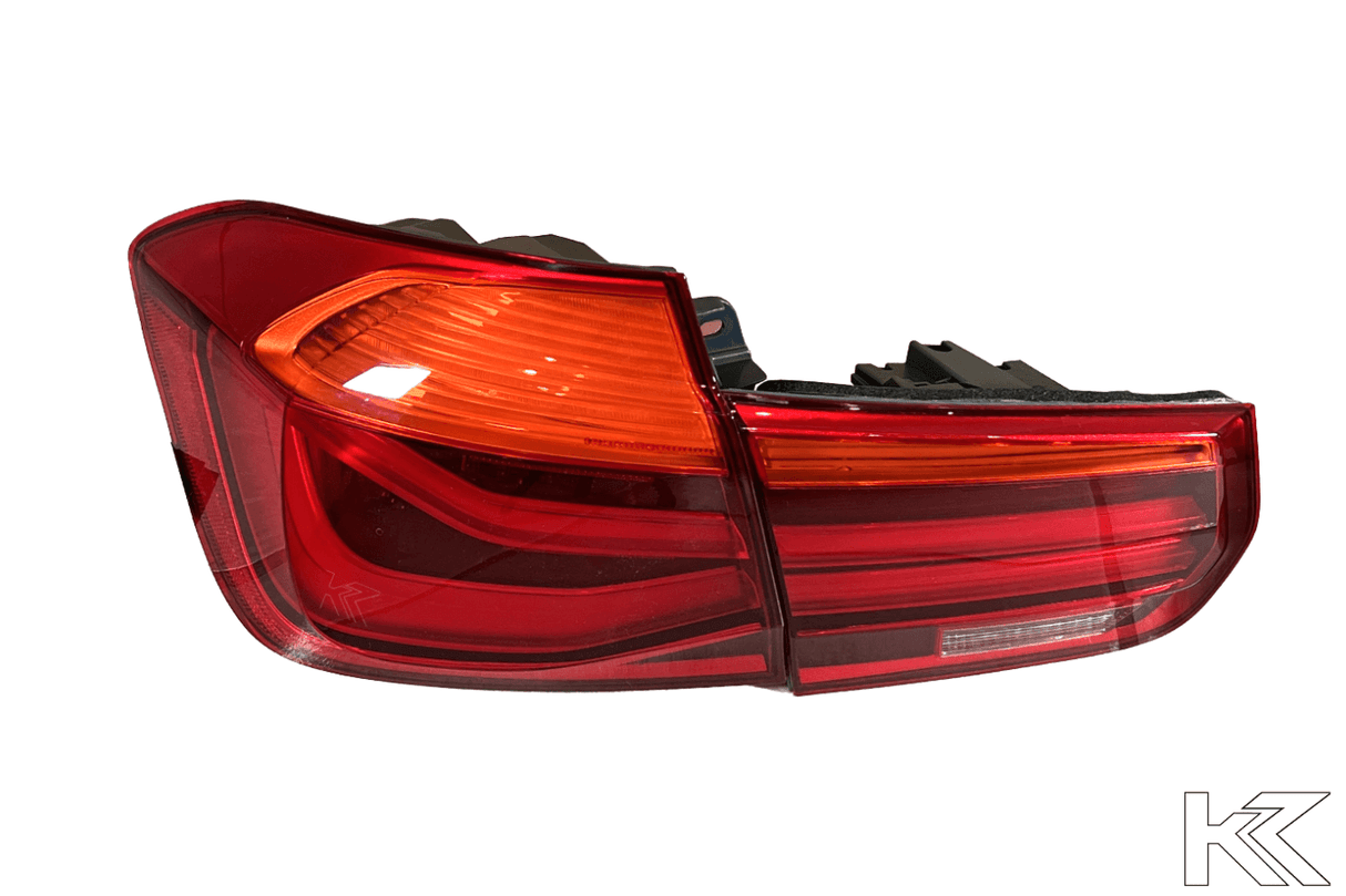 BMW F30 3 Series Sedan LCI Japan Style (Amber) LED Tail Lights - 4 Pieces (2012-2015) - K2 Industries