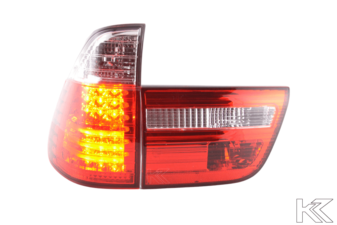 BMW X5 E53 Red LED Taillights Set (1998-2002) - K2 Industries