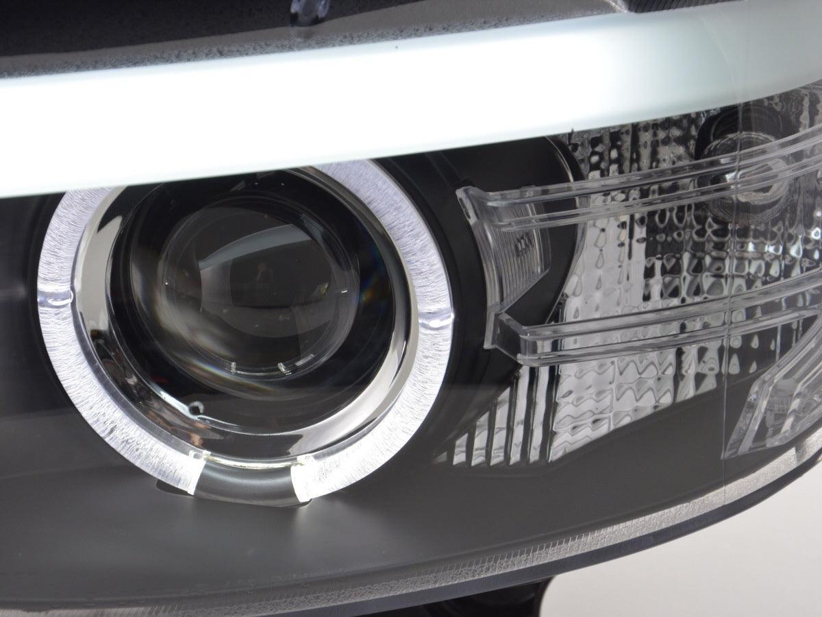BMW X5 E53 Xenon Black Angel Eye LED Headlights (2003-2006) - K2 Industries