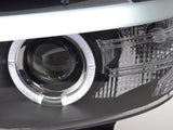 BMW X5 E53 Xenon Black Angel Eye LED Headlights (2003-2006) - K2 Industries