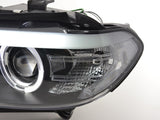BMW X5 E53 Xenon Black Angel Eye LED Headlights (2003-2006) - K2 Industries