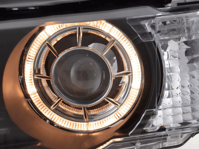 BMW X5 (Type E53) Black OE+ Angel Eyes Headlights - (2000-2003) - K2 Industries